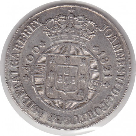 AG 12.13 - Cruzado Novo (480 réis) - 1821