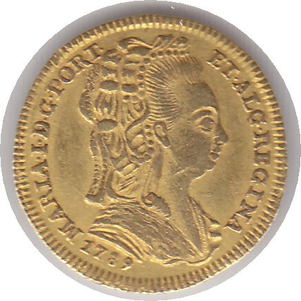 AG 22.01 - Meio Escudo (800 réis) - 1789