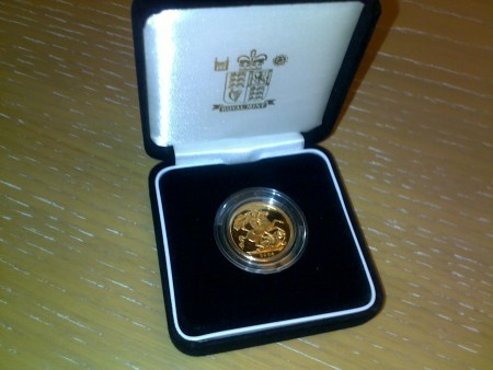 2004 - GOLD PROOF SOVEREIGN - UK
